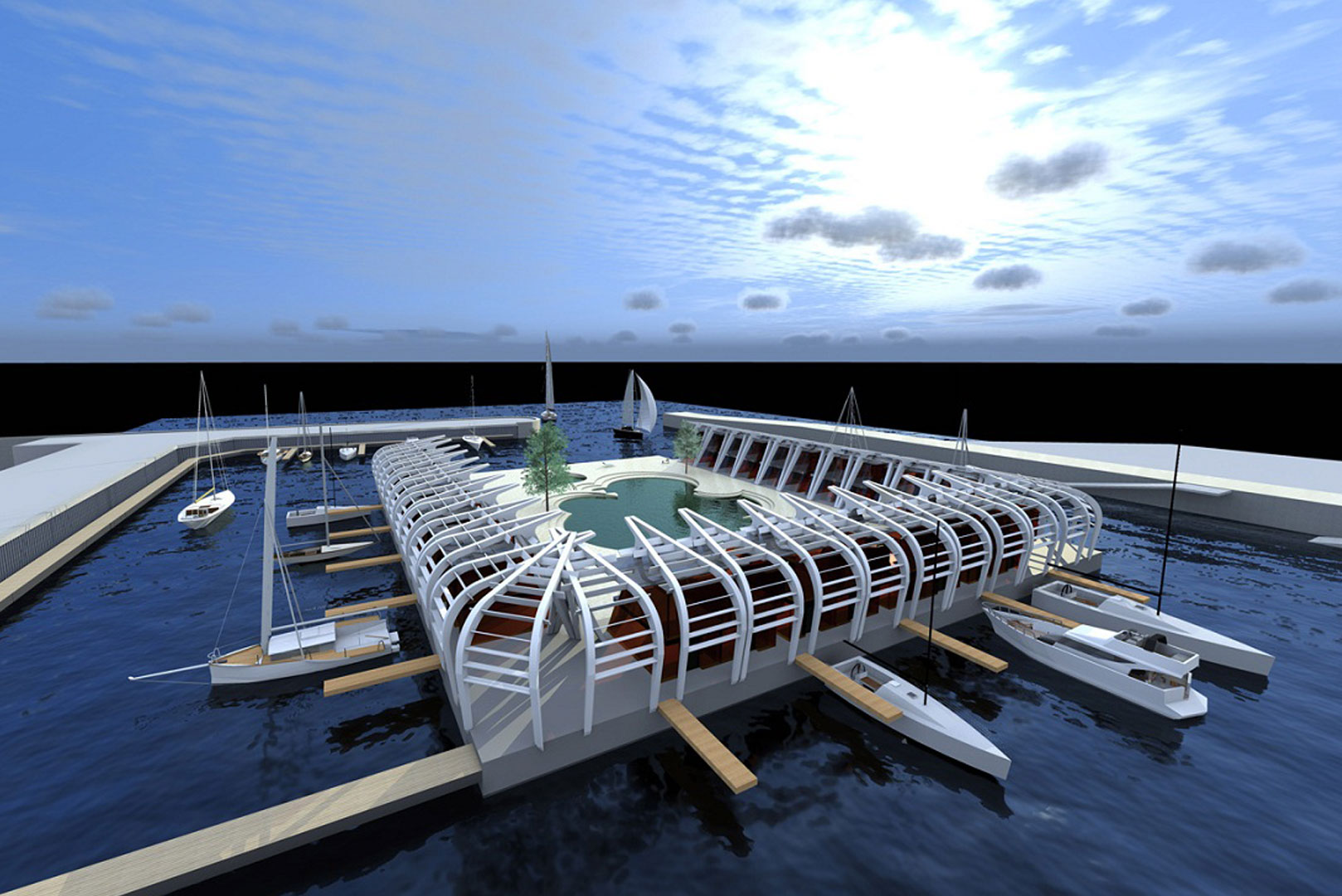 schwimmendes hotel floating urlaub auf dem wasser