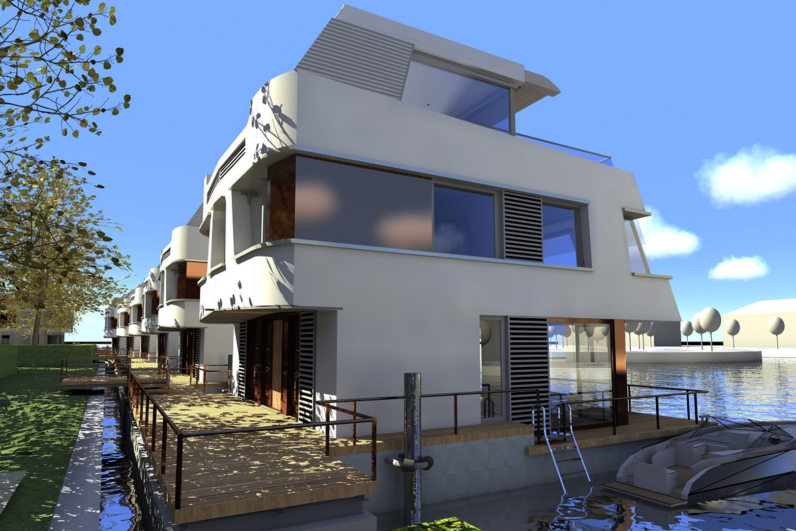 schwimmendes haus wohnen wasser floating160