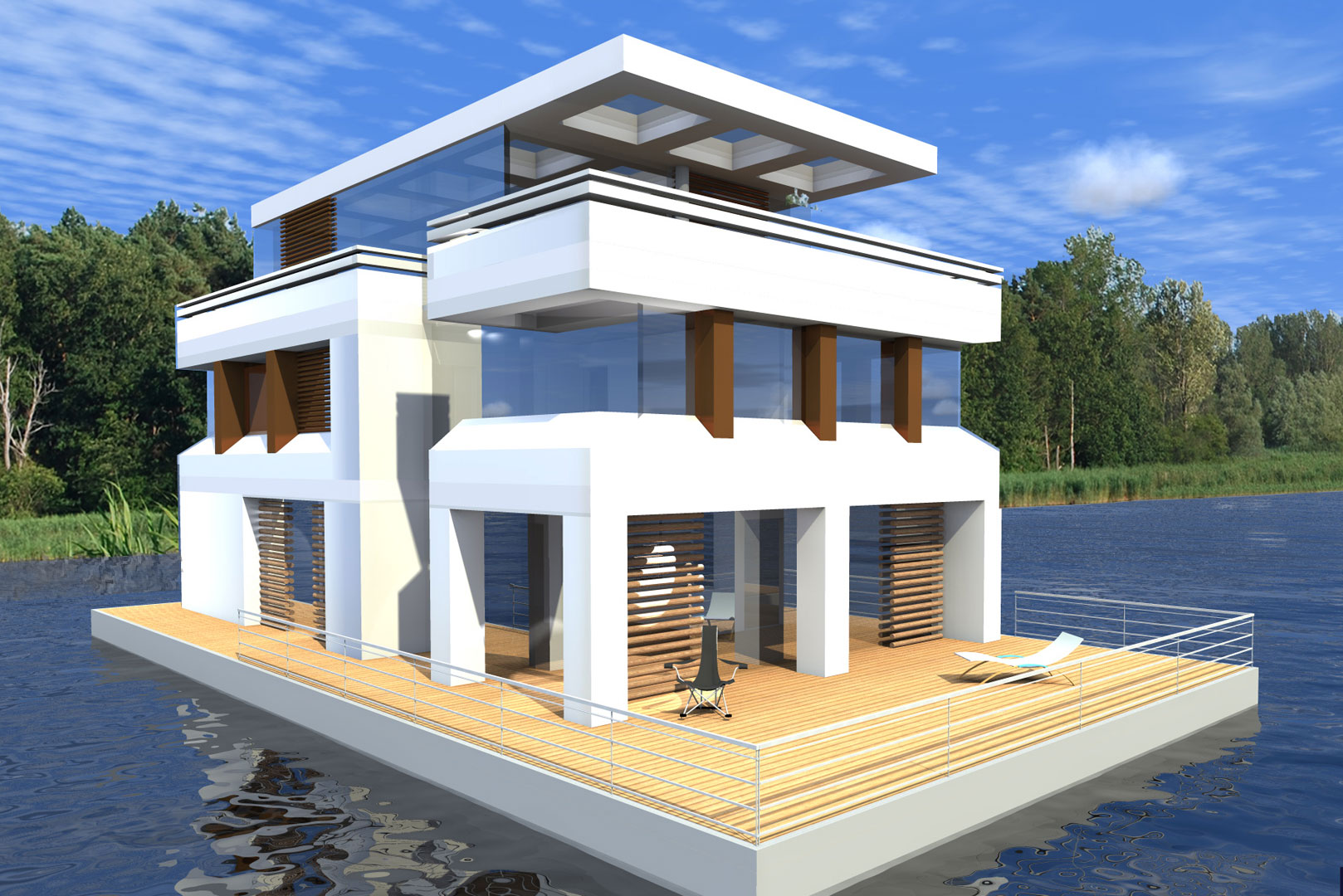 schwimmende haeuser wasser floating265