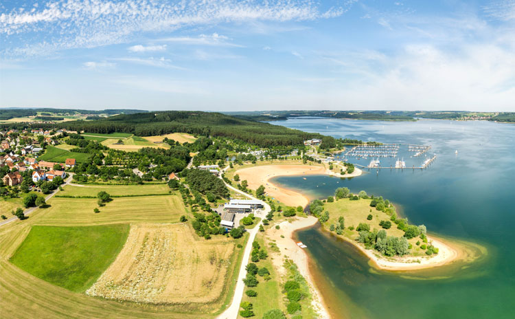 floating houses bayern brombachsee